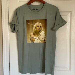 Billie Eilish Seafoam Short Sleeve Concert Tee
